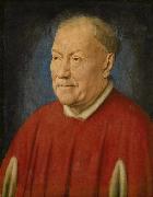 Jan Van Eyck Portrait of Cardinal Nicola Albergati (mk08) oil painting